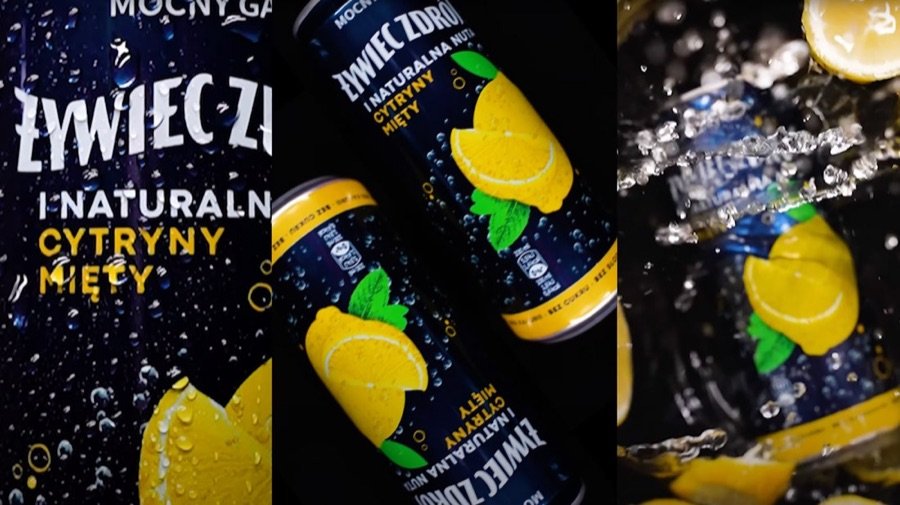 Fotografia produktowa napoju Żywiec Zdrój